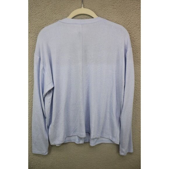 Lane Bryant Blue Button-Up Sweater-Long Sleeve-Size 10/12-New w/Tags - Picture 7 of 9